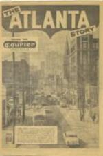 "The Atlanta Story", an excerpt from The Courier, discussing  Sweet Auburn Avenue and Herman E. Perry. Perry, a pioneer in Atlanta's development, played a significant role in shaping the city's growth by sparking progress in various fields. His contributions to Atlanta's development and his dedication to progress have left an enduring impact on the city's history. 4 pages.