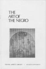 A booklet describing the "Art of the Negro" murals and containing information about Hale Woodruff. 7 pages.