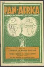 The July 1947 issue of Pan-Africa Journal of African Life and Thought. 44 pages.