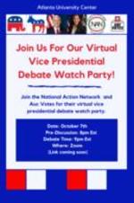 Debate Watch Flyer, October 7, 2020
