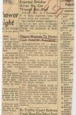 "Negro Women to Honor First NACW President" article about Mary Terrell's 90th birthday luncheon, honoring her campaign against non-segregation. 1 page.