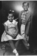 Portrait of Cecil E. and Joyce Elaine Lincoln.