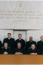 John H. Ruffin, Jr. with other judges on the Court of Appeals of Georgia. Written on verso: Court of Appeals of Georgia, 1997.