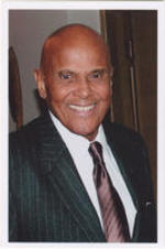 A photo of Harry Belafonte taken during an event at St. Sabina Church in Chicago, Illinois on January 23, 2009.