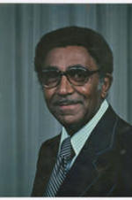 A portrait photo of Joseph E. Lowery with a blue background.