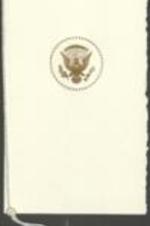 A program for the 2009 Presidential Medal of Freedom presentation ceremony at The White House in Washington, D.C. 6 pages.