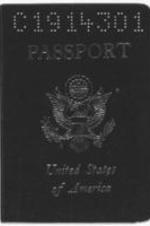 View of Asa Hilliard's passport.