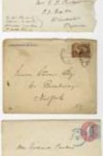 Three envelopes belonging to Richard Parker.