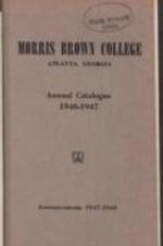 Morris Brown College Catalog 1946-1947