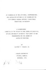 An examination of the attitudes, understandings, and legislative actions of the members of the 1979 Georgia General Assembly toward equal educational opportunity, 1979