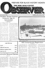 Originally called the Tattler, the Wolverine Observer was a student-run publication serving Morris Brown College and its community. The paper became the Wolverine Observer in 1935 and initially published monthly under the direction of Professor V. C. Clinch. This monthly publishing goal found itself limited, however, and often the paper only published a few times during active school sessions. By the 1960s, the Observer was a member of the Intercollegiate Press (later the Associated Collegiate Press) and was largely run by the students themselves. The Observer sought to report news of interest to the Morris Brown College community and featured student editorials throughout its pages. Publication of the paper ceased during the 2000-2001 school year.