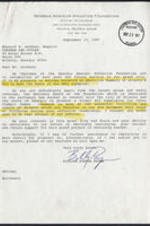 Correspondence between Mayor Jackson and William Porter Payne about the XXVI Olympic games.