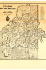 Map of planning units for Atlanta neighborhoods from the City of Atlanta Bureau of Planning.