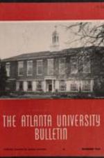 The Atlanta University Bulletin (newsletter), s. III no. 96: December 1956