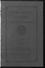 The Clark College Bulletin: Seventy-ninth Annual Catalogue, Announcements for  1946-1947