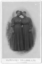Portrait of two women. Written on verso: The Carter Sisters, Miss Martha A. Carter, Miss Deborah Ketter.