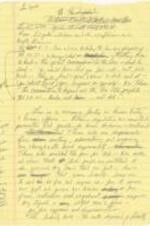 Joseph E. Lowery's handwritten "The Highest Law" sermon and/or speech. Note: The last three pages may be unrelated to the first six, as the remarks focus on the civil rights movement, the Black community in America, and the socio-economic-political impacts of public policy. 9 pages.