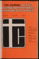 The Journal of the Interdenominational Theological Center, Vol. XIII No. 2 Spring 1986