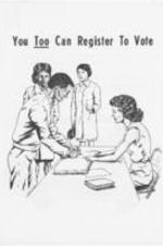 Voting rights booklet from the North Carolina Voter Education project.