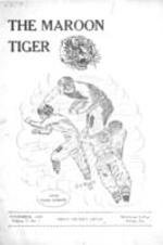 The Maroon Tiger, 1929 November 1