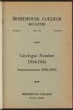 Morehouse College Catalog 1944-1945, Announcements 1945-1946, May 1945