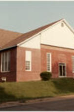 Exterior of C. H. Mason's COGIC Church in Lexington, Mississippi.