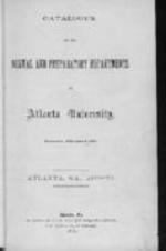 Catalogue of the Normal and Preparatory Departments of Atlanta University, 1870-71