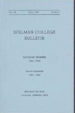 Spelman College Catalog 1964-1966