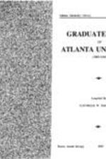 Graduate Theses of Atlanta University, 1960 - 1965