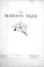 The Maroon Tiger, 1928 November 1