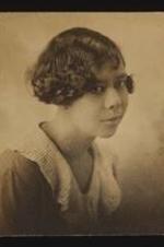 Portrait of Miss Fountaine. Written on verso: To Ella from Miss Fountaine, 5/28/31.
