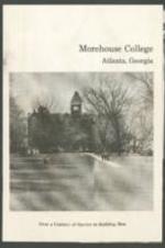 Many of the achievements displayed in this case were accomplished under the administration of Dr. Benjamin E. Mays, President of Morehouse College from 1940 to 1967. When Mays became president of the College, morale and funds were low. By highlighting student and alumni for their service to the community, President Mays and students embraced the challenge of rebranding the college with a series of brochures to grasp the attention of prospective Morehouse students and donors.