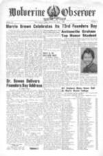 The Wolverine Observer, 1958 March 1