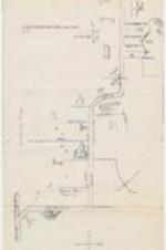 A hand drafted map of Howell Mill and Huff Road areas in Atlanta.