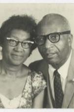 Portrait of George A. Sewell and his wife. Written on verso: George A. Sewell inc. Mrs. Sewell.