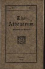 The Athenaeum, 1922 November 1