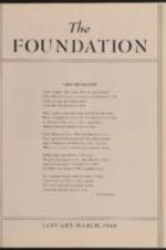 The Foundation vol. 38 no. 1