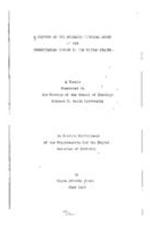 A history of the Snedecor Memorial Synod of the Presbyterian Church in the United States, 1952