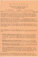 Newsletter of the Minnesota Women's Committee on Civil Rights discussing conferences and workshops. 2 pages.