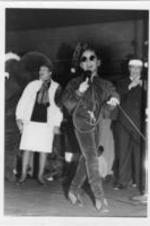 Raven-Symone is shown performing at a SCLC/W.O.M.E.N. Christmas party for the children of Atlanta while Evelyn G. Lowery and Mayor Maynard Jackson watch.
