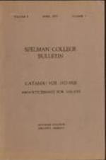 Spelman College Catalog 1927-1928