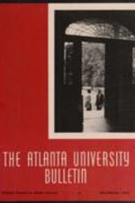 The Atlanta University Bulletin (newsletter), s. III no. 92: December 1955
