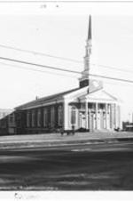 Exterior of Union Baptist Church (now Atlanta Berean Seventh-Day Adventist Church) as seen from across the street.