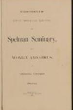 Catalog of Spelman Seminary 1893-1894