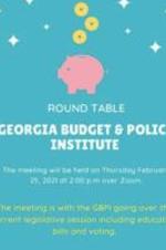 Round Table Georgia Budget and Policy Institute, February 25, 2021