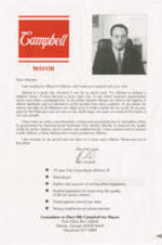 A letter from Bill Campbell to the citizens of Atlanta.