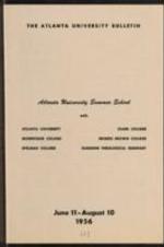 The Atlanta University Bulletin (catalogue), s. III no. 93: Summer School, March 1956