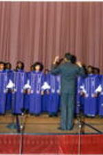 A choir sings at the Atlanta Student Movement 20th anniversary event.