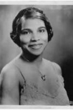 A portrait of Marian Anderson.