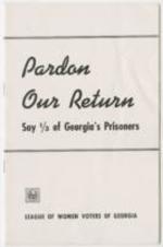 Information on Georgia Penal System. 13 pages.